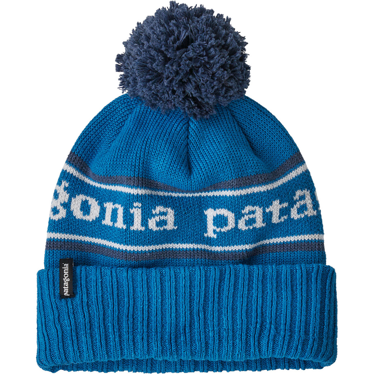 Patagonia Kinder Powder Town Mütze (Größe ONE SIZE, blau)
