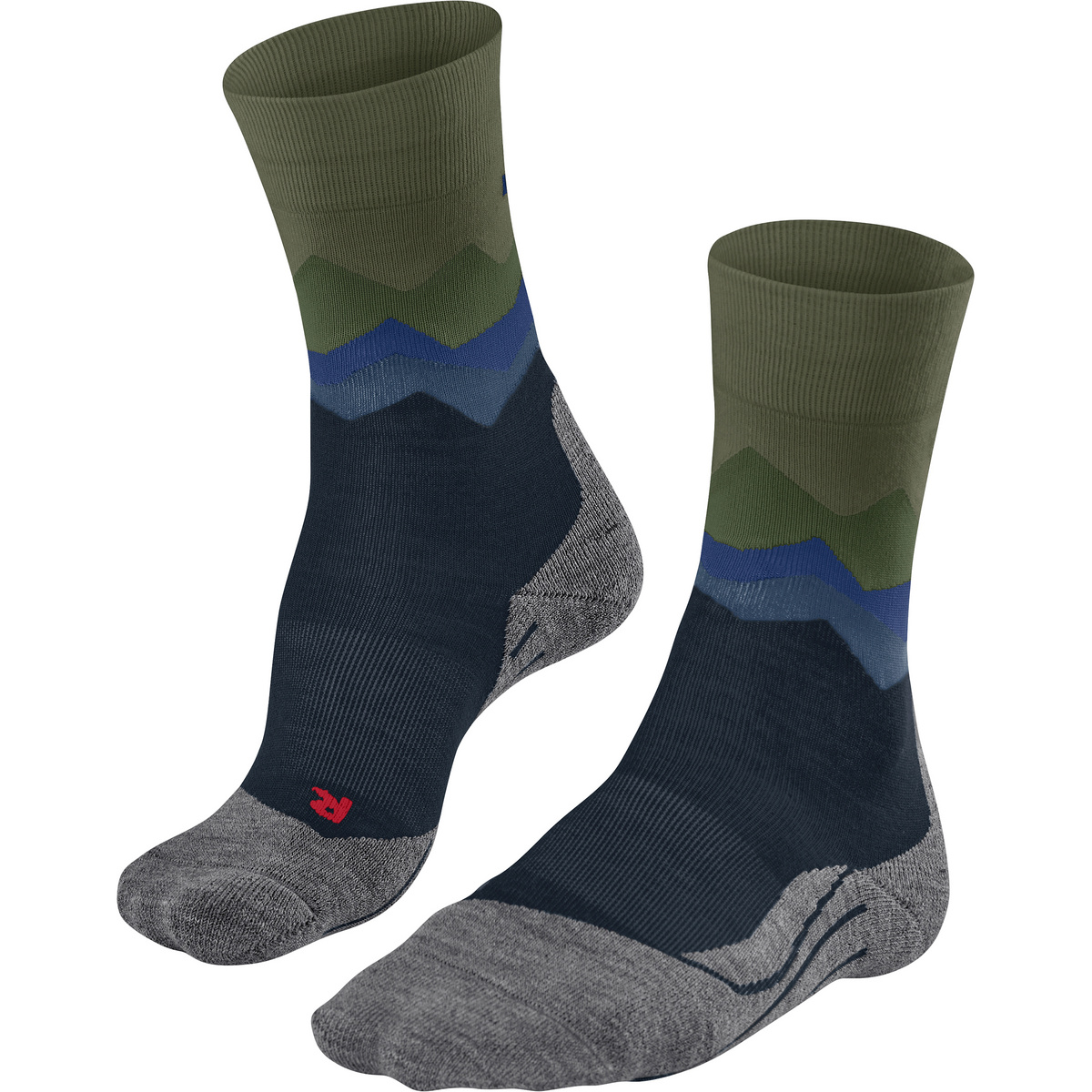 Falke Herren TK2 Crest Socken (Größe 46 , blau)
