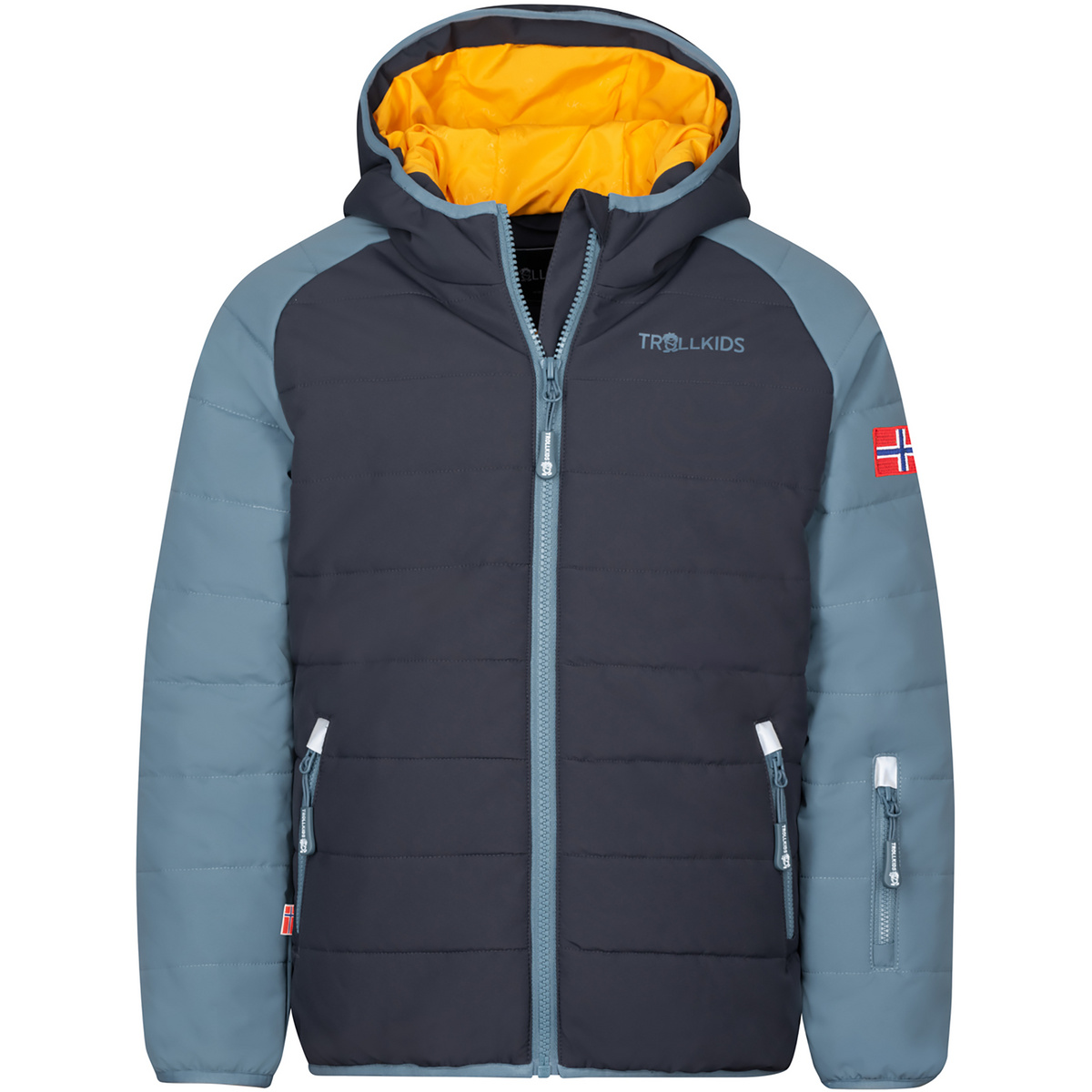 Trollkids Kinder Hafjell Snow Pro Jacke (Größe 98, blau)