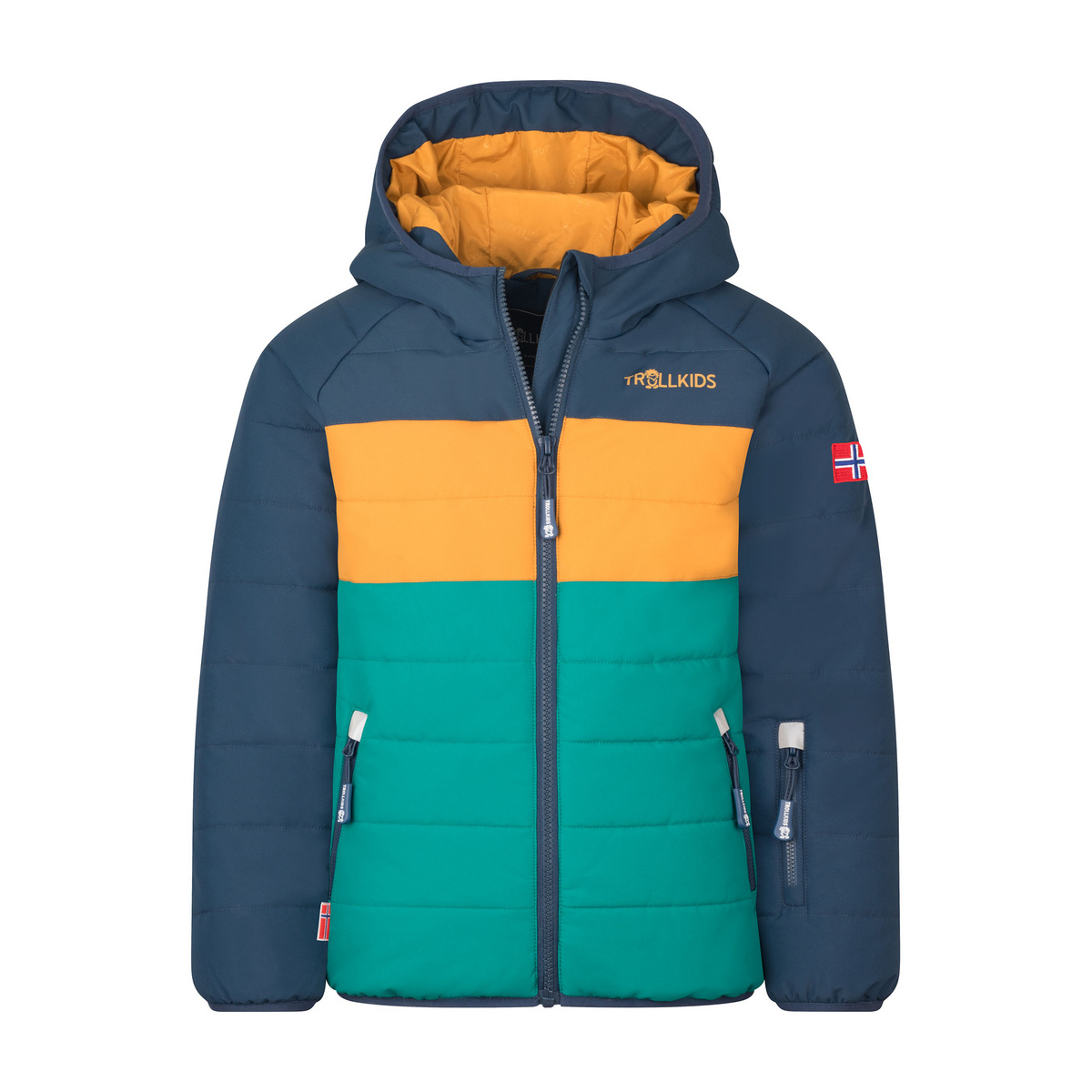 Trollkids Kinder Hafjell Snow Pro Jacke (Größe 98, blau)