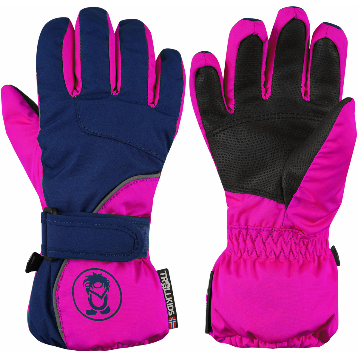 Trollkids Kinder Troll Handschuhe (Größe 6, pink)
