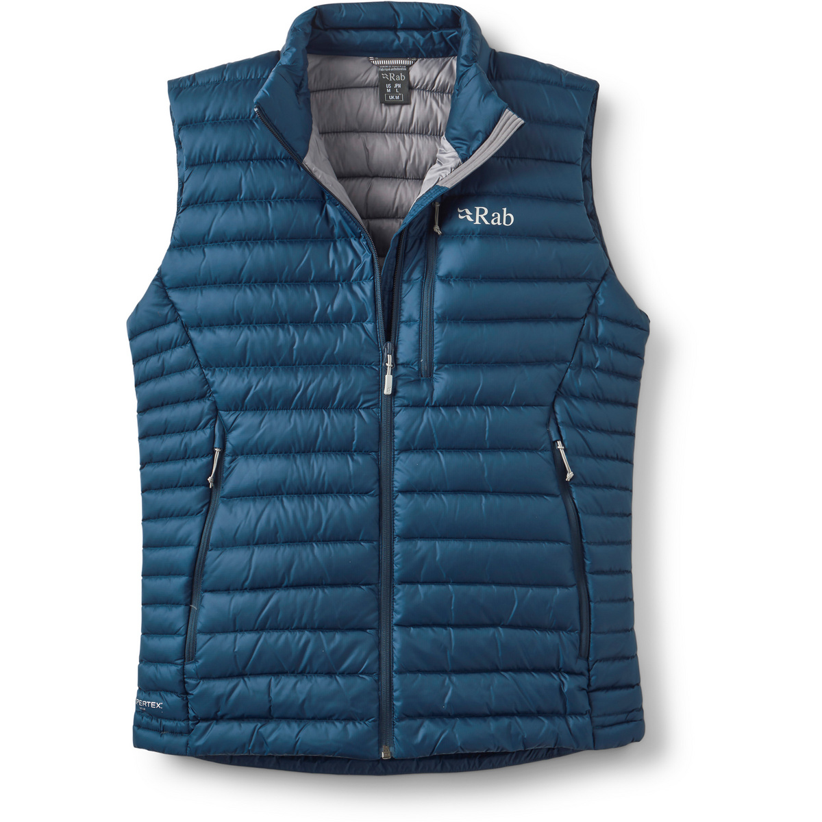 Rab Uomo Gilet Microlight (Taglia XL, Blu)