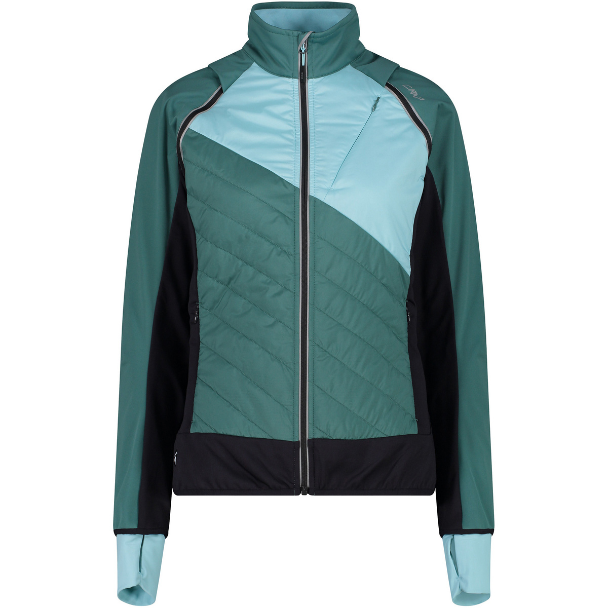 CMP Femme Veste Softshell (taille XXS, Turquoise)