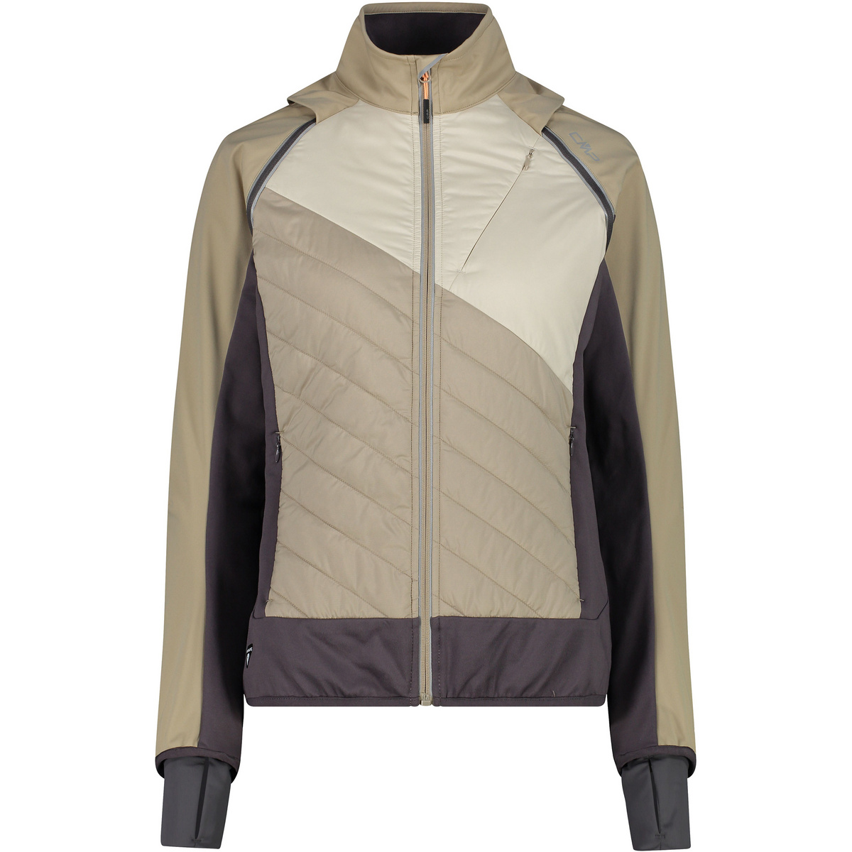 CMP Damen Softshell Jacke (Größe XXS, beige)