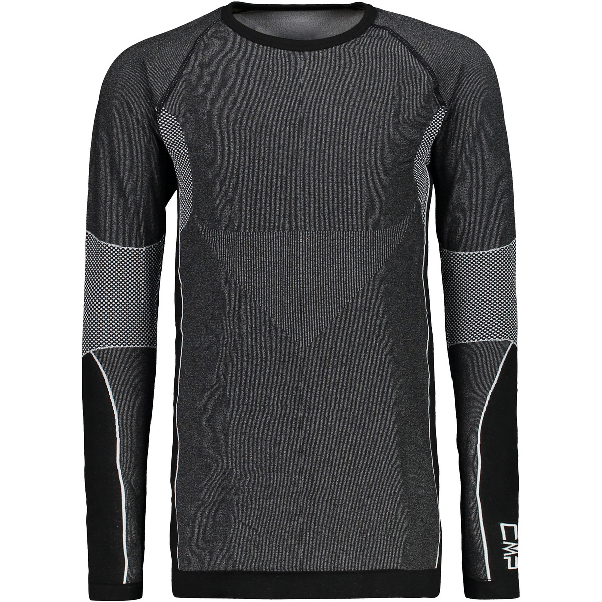 CMP Bambino Maglia a manica lunga Seamless (Taglia 140 , Nero)