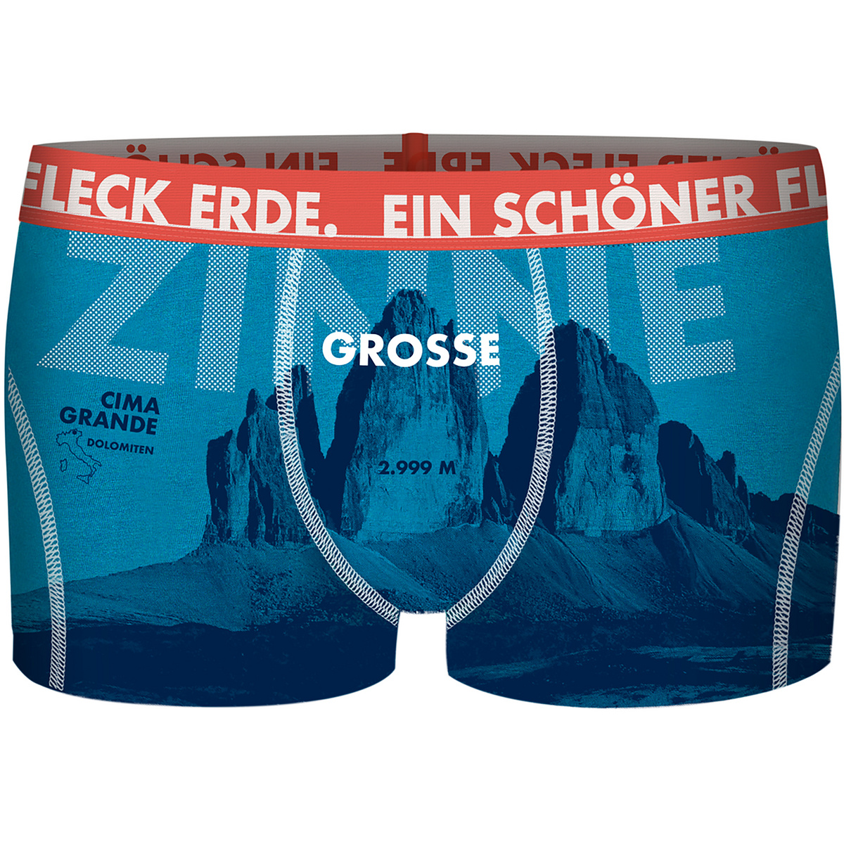 Ein schöner Fleck Erde Homme Boxer Große Zinne (taille S, Turquoise)