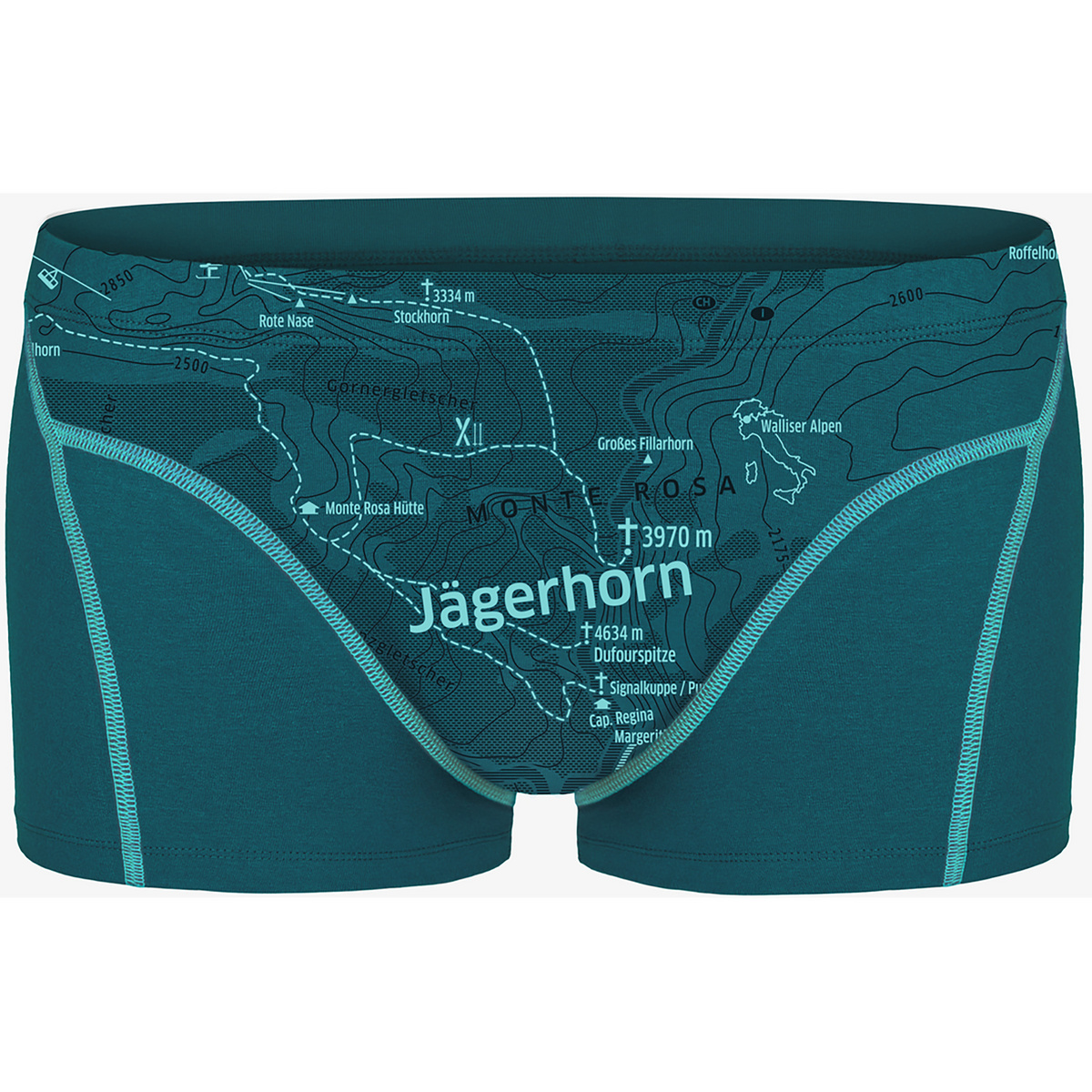 Ein schöner Fleck Erde Uomo Boxer Jägerhorn (Taglia L, Blu)