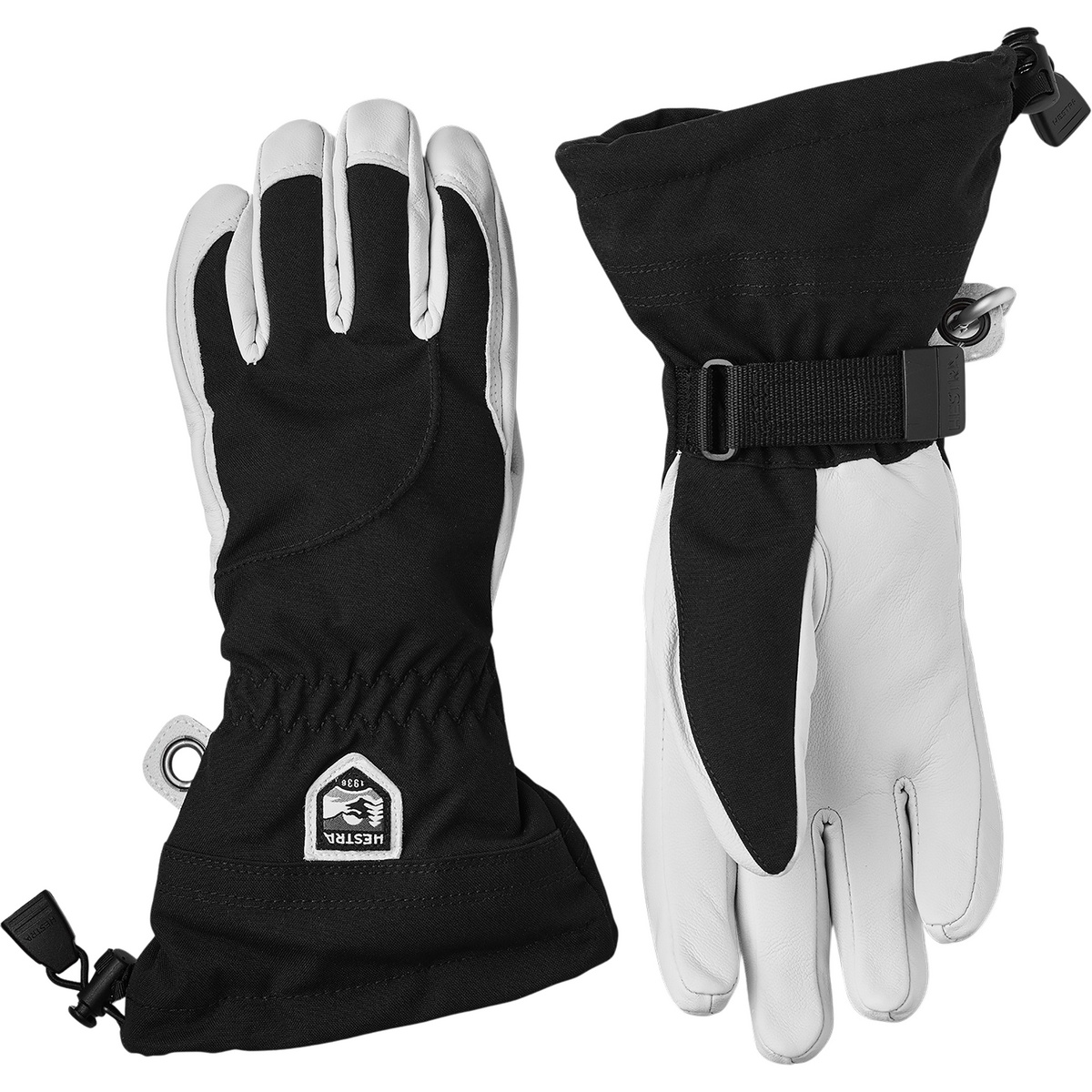 Hestra Heli Ski Handschuhe (Größe 6, schwarz)