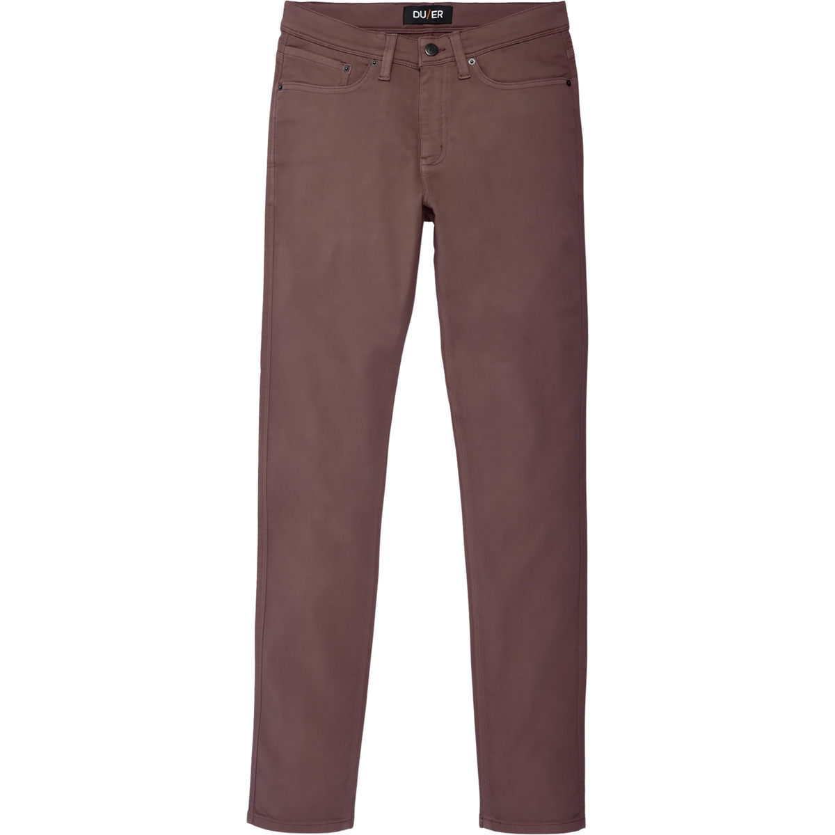 Duer Uomo Pantaloni No Sweat Slim (Taglia L, Marrone)