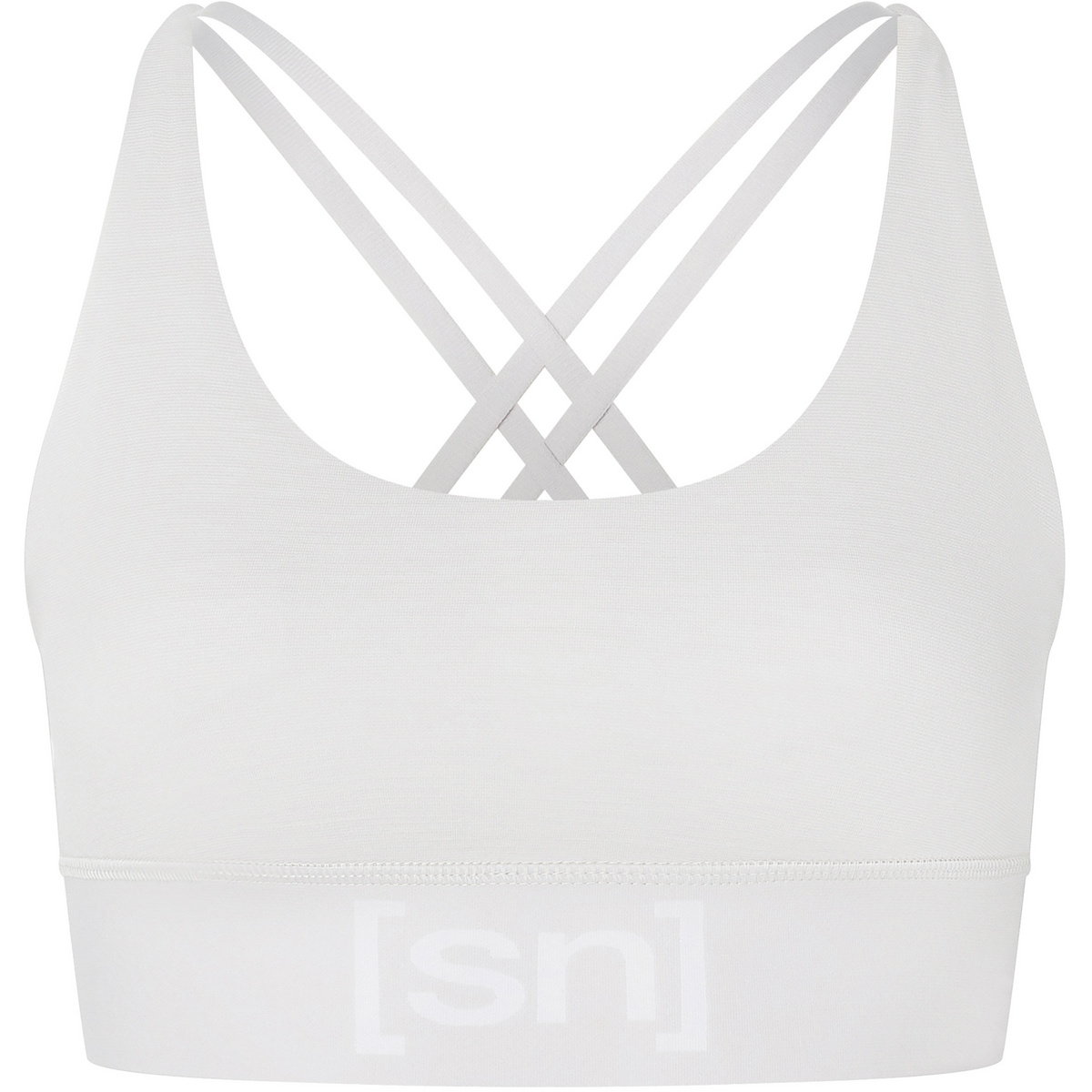 Super.Natural Donna Reggiseno sportivo Super Sport (Taglia S, Bianco)