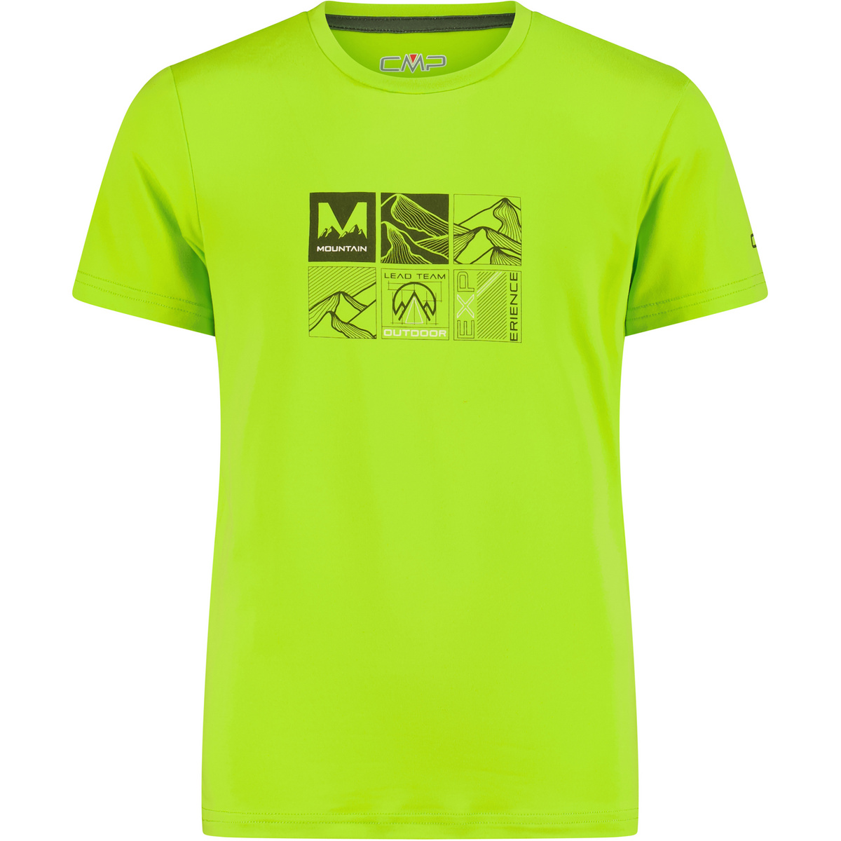 CMP Kinder Boys Funktions T-Shirt (Größe 104, gruen)