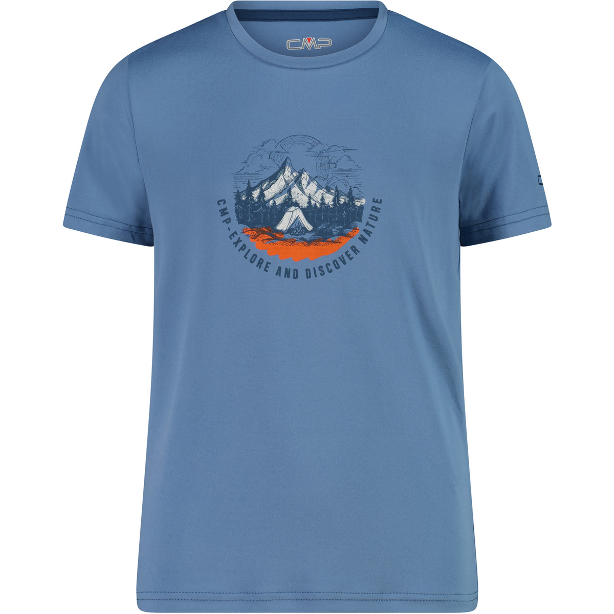 CMP Kinder Boys Funktions T-Shirt (Größe 116, blau)