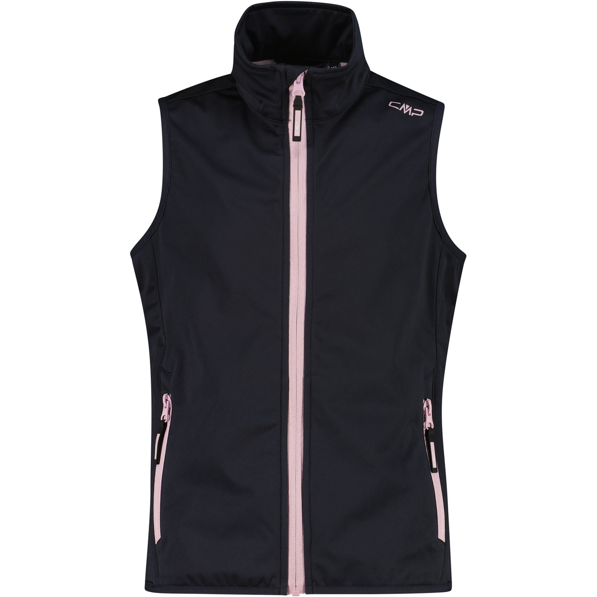 CMP Kinder Softshell Weste (Größe 110, schwarz)
