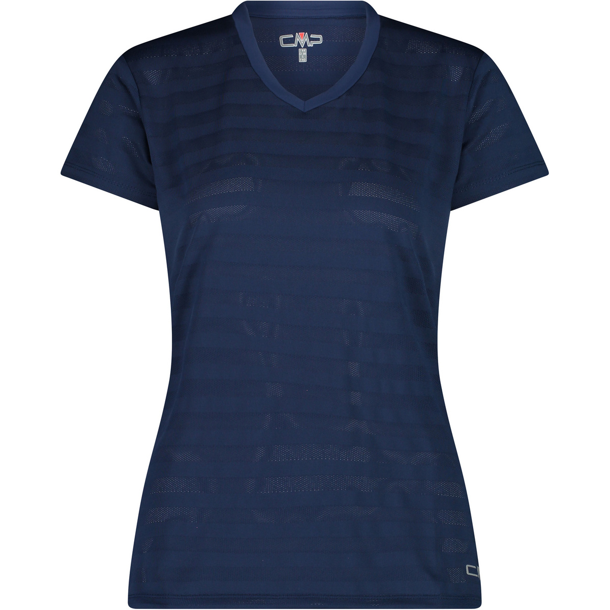 Image of CMP Damen Striped Mesh T-Shirt