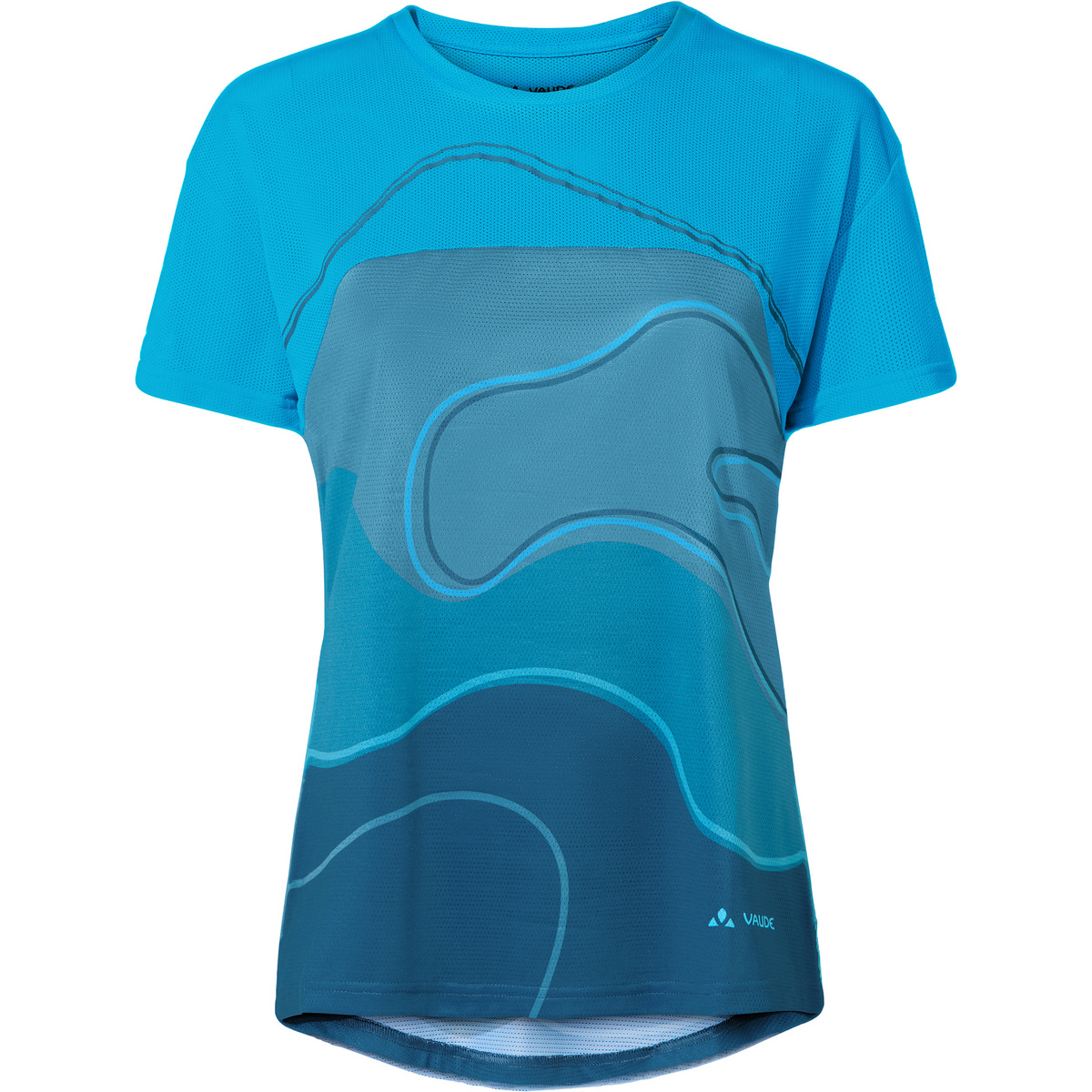 Vaude Damen Moab VI Radtrikot (Größe XS, blau)