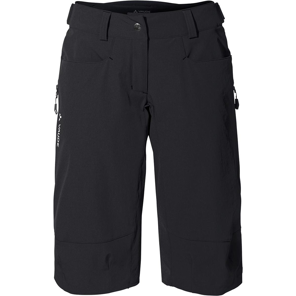 Vaude Femme Pantalon MTB court Moab IV (taille XL, Noir)
