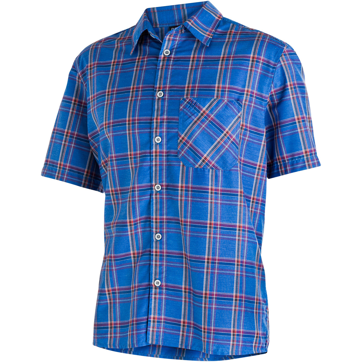 Maier Sports Uomo Camicia Mauro (Taglia 4XL, Blu)