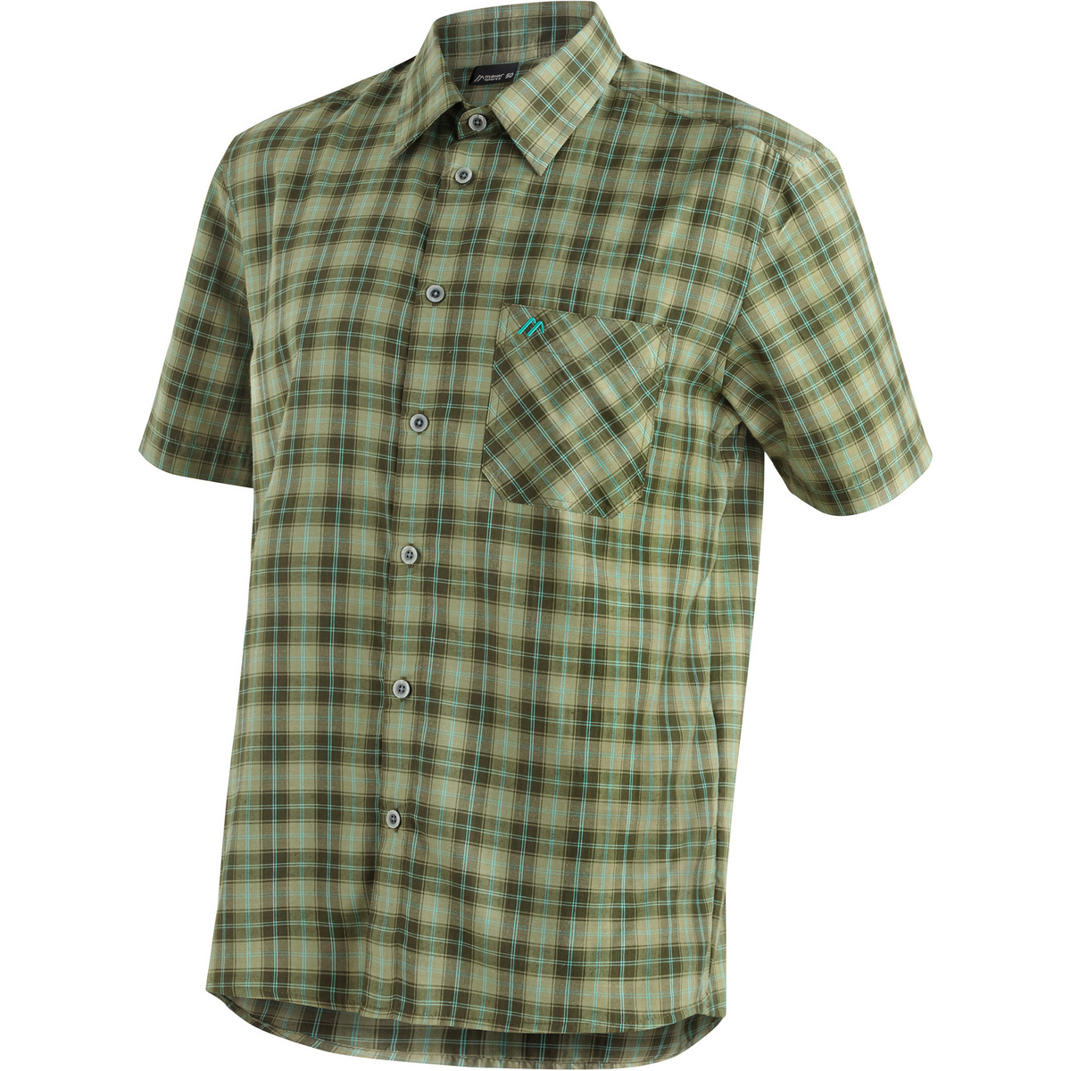 Maier Sports Uomo Camicia Mauro (Taglia XL, Verde)