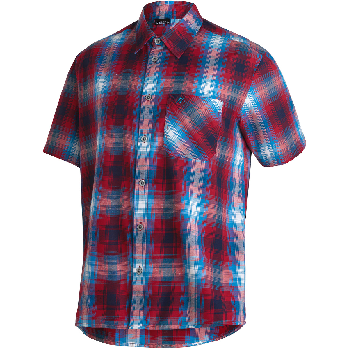 Maier Sports Herren Mauro Hemd (Größe 4XL, lila)