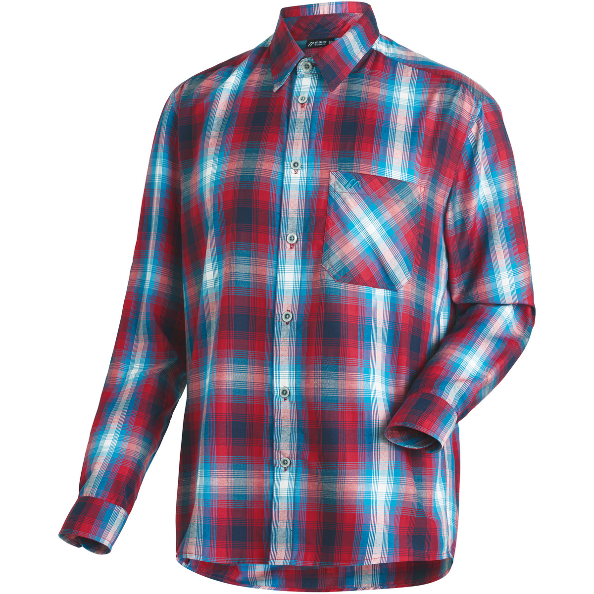 Maier Sports Herren Claas Hemd (Größe 3XL, lila)