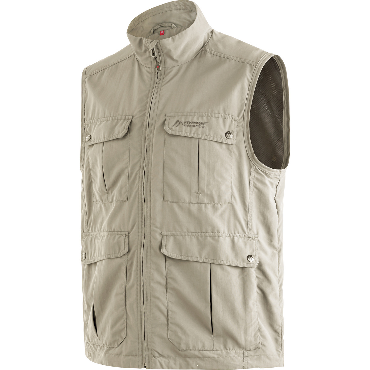 Maier Sports Herren Valdemar Weste (Größe 4XL, beige)