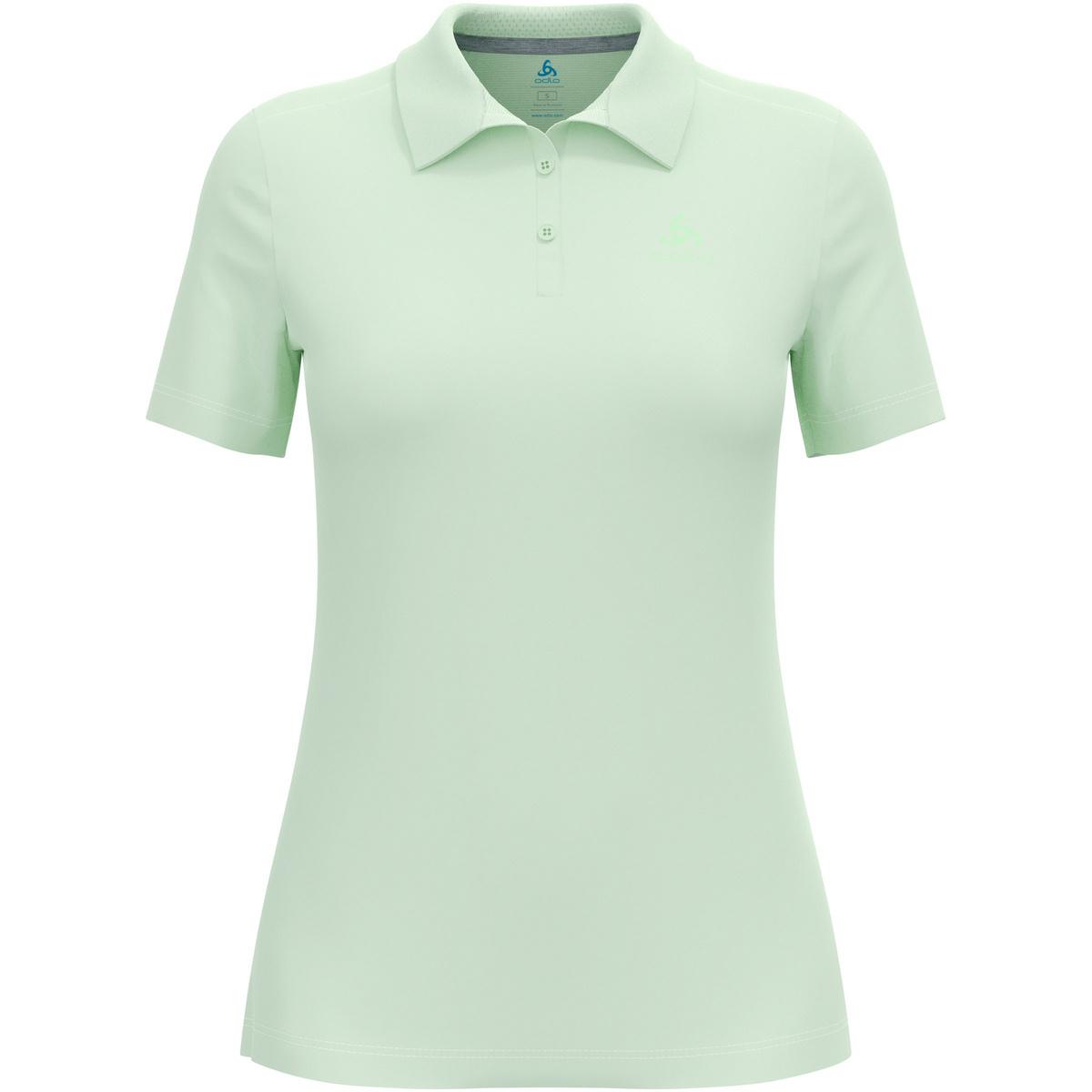 Odlo Donna Polo a manica corta F-Dry (Taglia L, Verde)