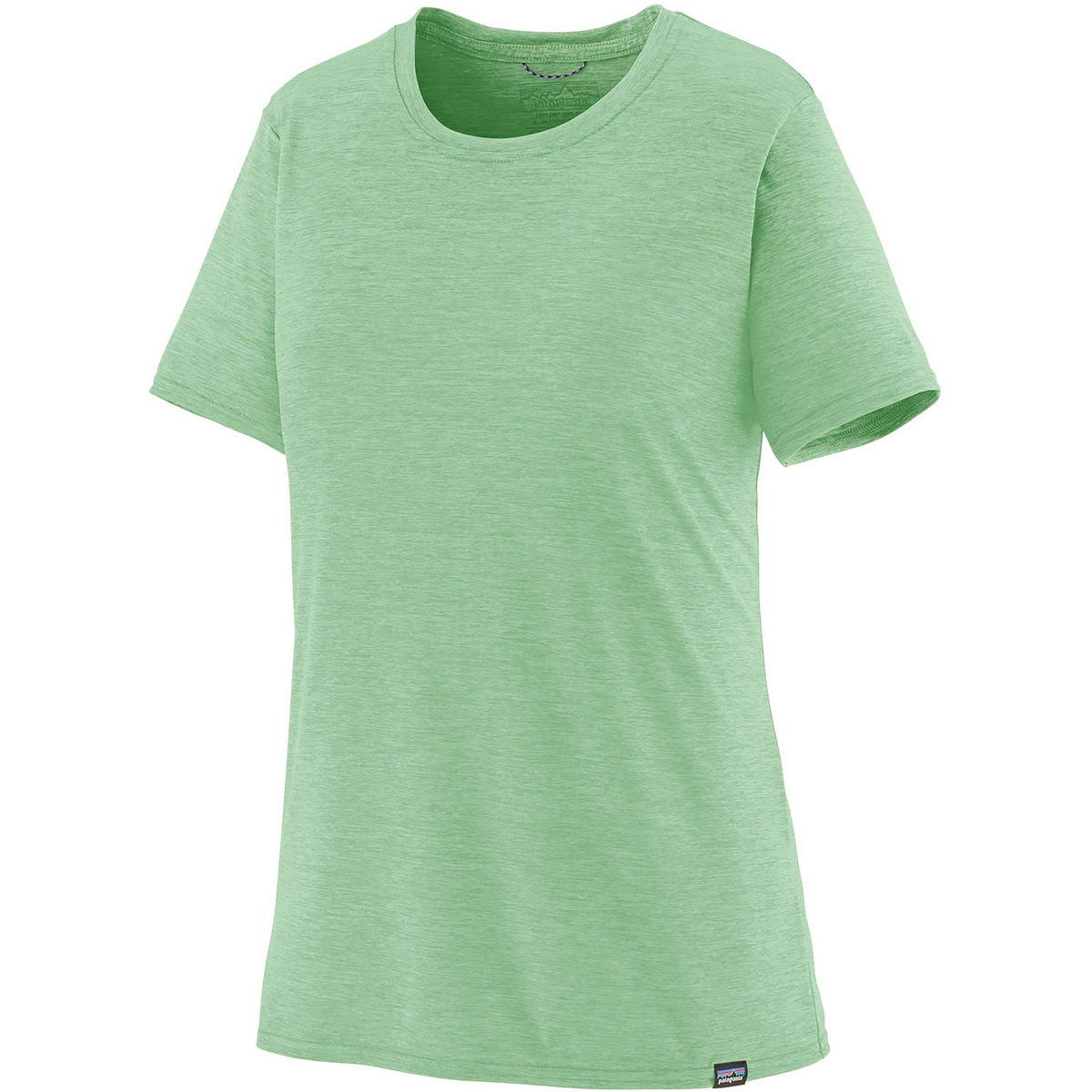 Patagonia Donna Maglia a manica corta Daily Cap Cool (Taglia M, Verde)
