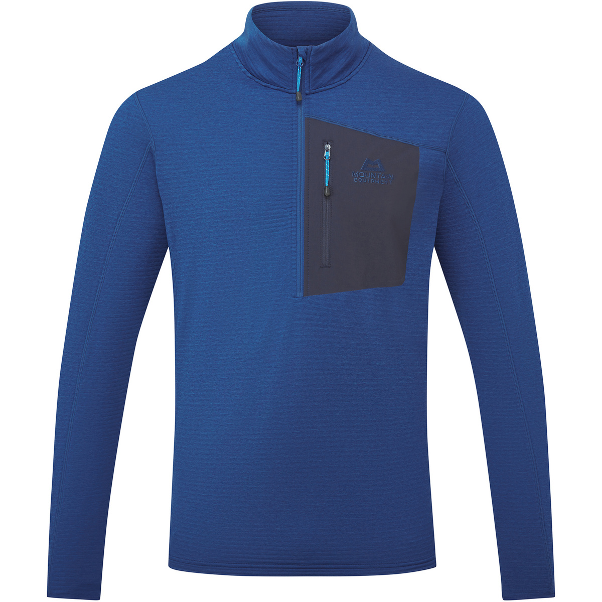 Mountain Equipment Uomo Maglia a manica lunga con zip Lumiko (Taglia M, Blu)