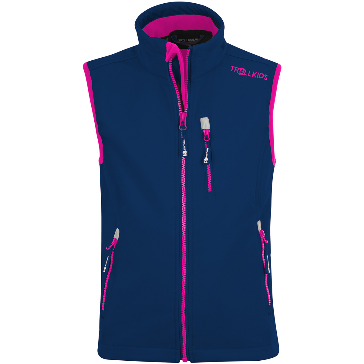 Trollkids Bambino Gilet Trollfjord (Taglia 98, Blu)