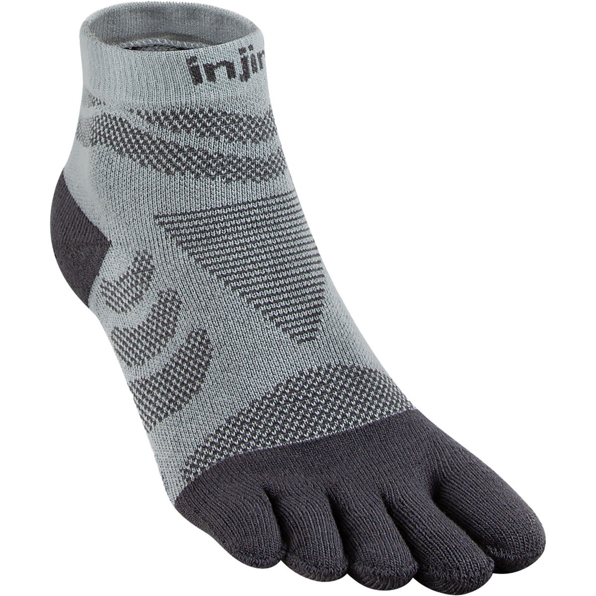 Injinji Donna Calze Ultra Run Mini-Crew (Taglia 35 , Grigio)
