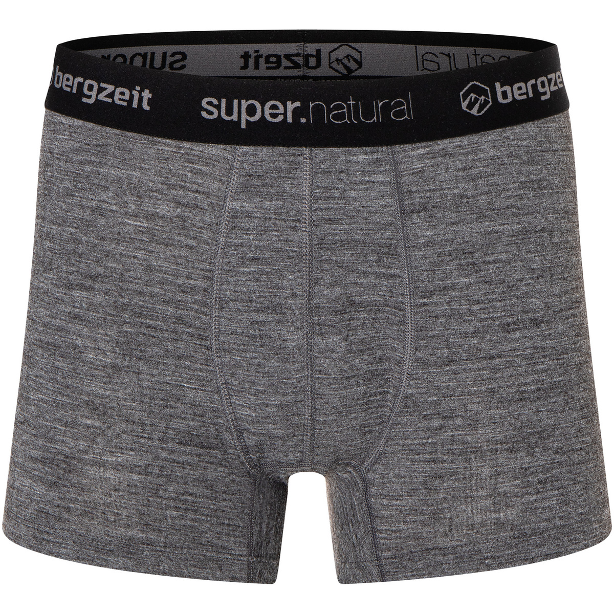 Bergzeit Basics Uomo Boxer Bergzeit (Taglia XXL, Grigio)