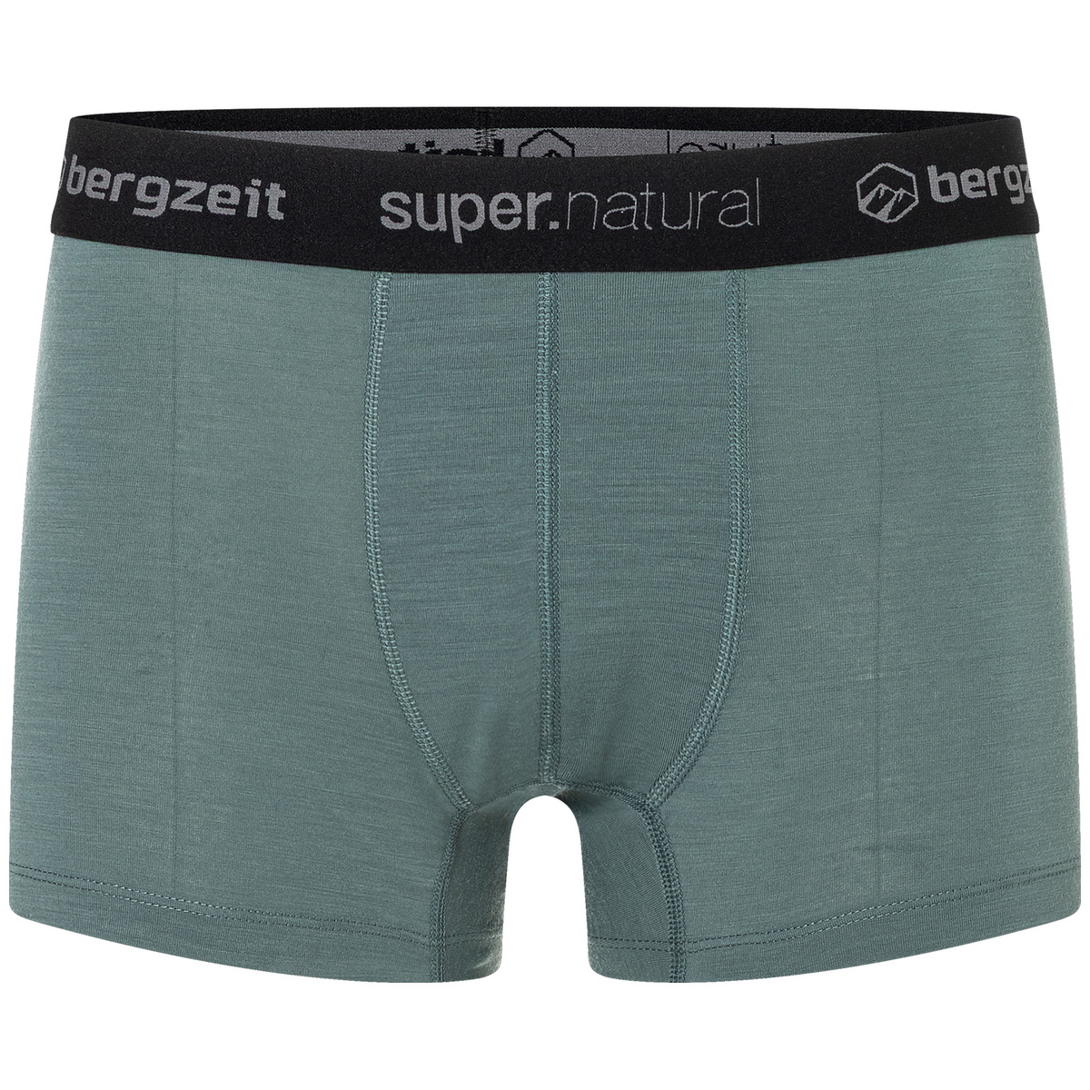 Bergzeit Basics Herren Super.Natural Bergzeit Boxers (Größe S, gruen)