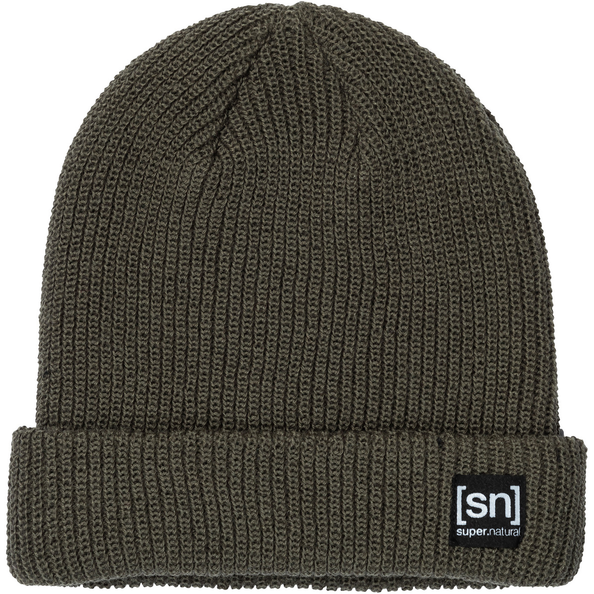 Super.Natural Berretto basic Merino (Taglia ONE SIZE, Verde oliva)