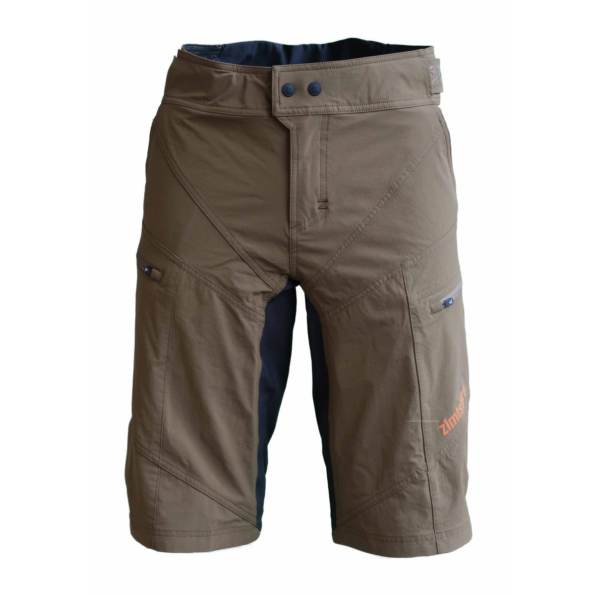 Zimtstern Herren Trailstar Evo MTB Hose kurz (Größe XXL, oliv)