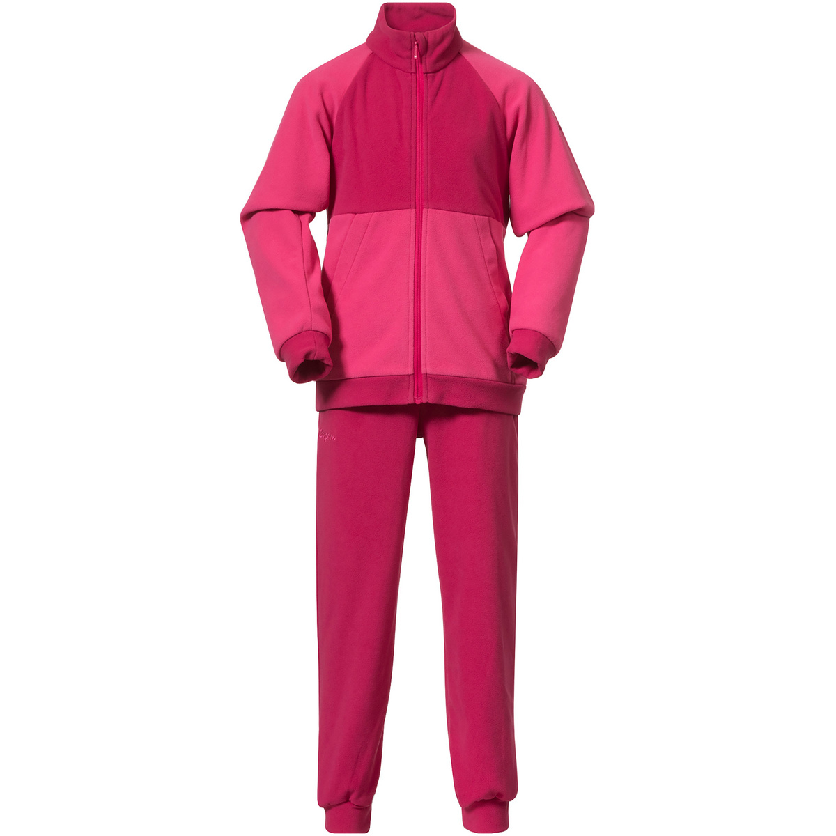 Bergans Kinder Smådøl V5 Long Zip Set (Größe 116, pink)