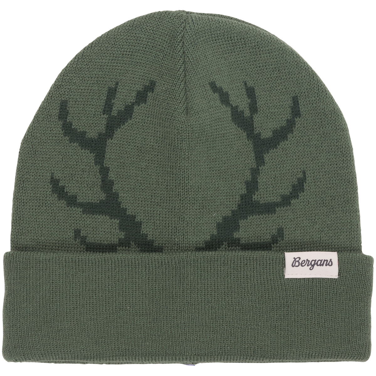 Bergans Bambino Berretto Antlers Beanie (Taglia ONE SIZE, Verde)
