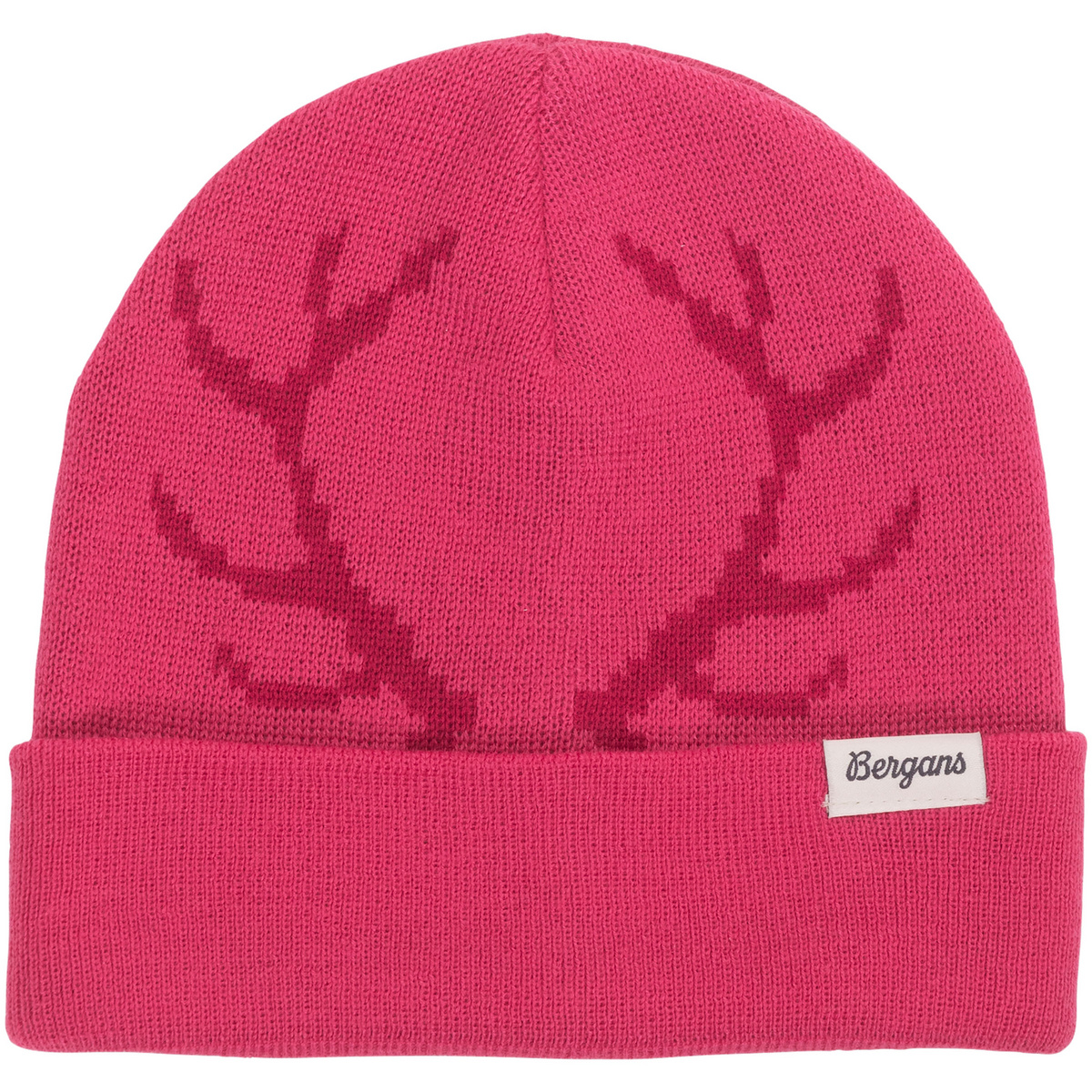 Bergans Bambino Berretto Antlers Beanie (Taglia ONE SIZE, Magenta)