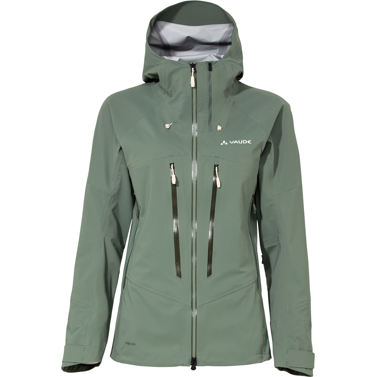 Vaude Femme Veste Monviso 3l (taille XS, Vert)