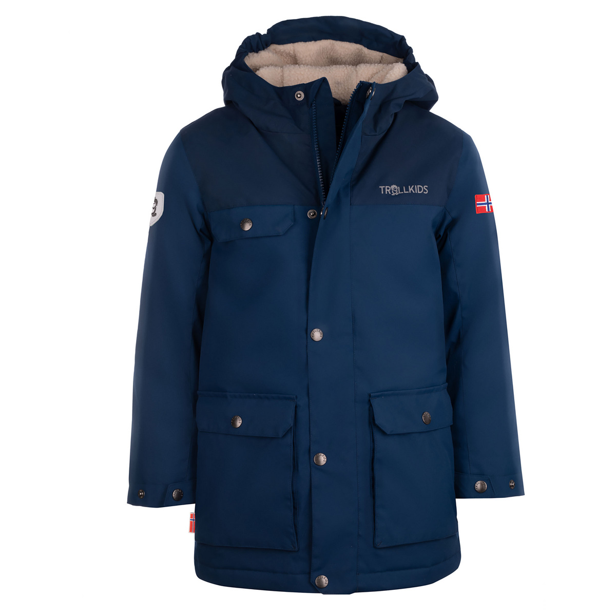 Trollkids Parka Gudvangen (taille 164, Bleu)