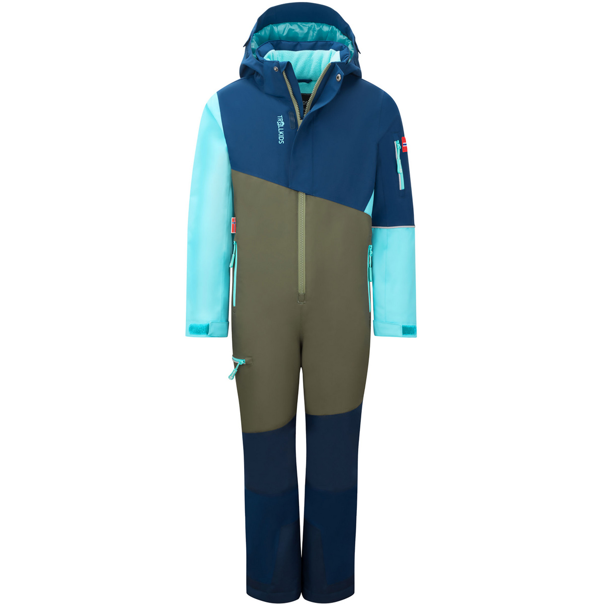 Trollkids Bambino Tuta da neve Hallingdal (Taglia 104, Blu)