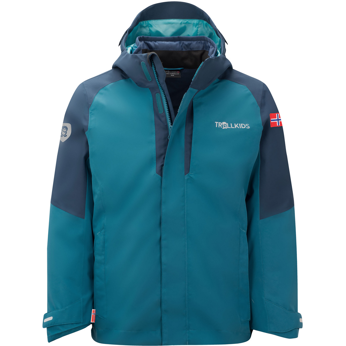 Trollkids Kinder Skanden 3in1 Jacke (Größe 116, blau)