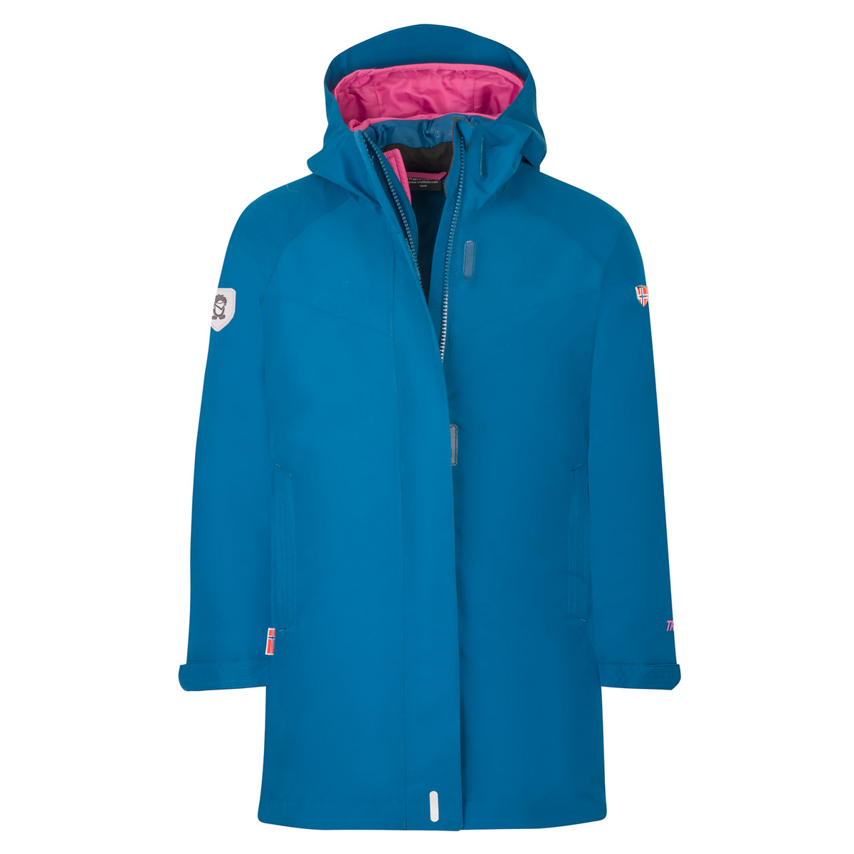 Trollkids Enfants Veste Senja 3in1 (taille 110, Turquoise)