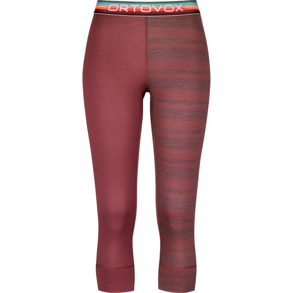 Ortovox Damen 185 Rock'N'Wool 3/4 Hose (Größe XL, rot)