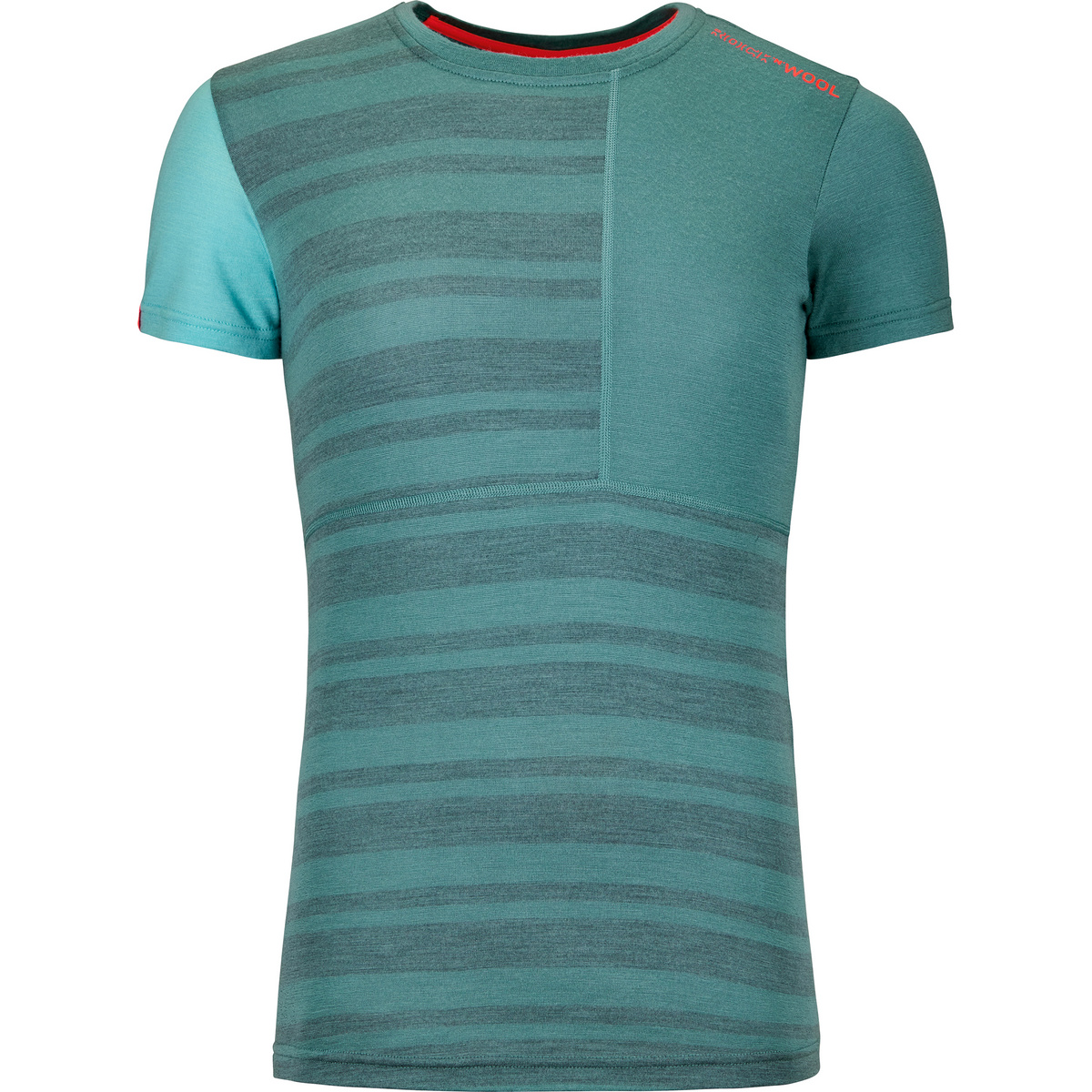 Ortovox Donna Maglia a manica corta 185 Rock'n'wool (Taglia XL, Verde)