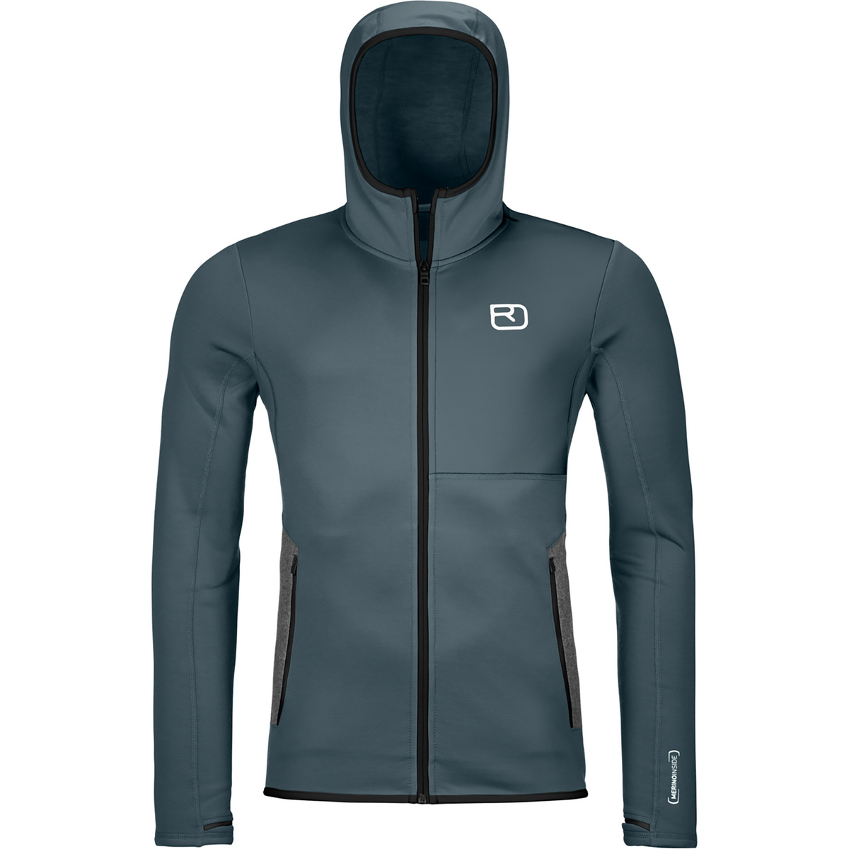 Image of Ortovox Uomo Giacca in pile con cappuccio