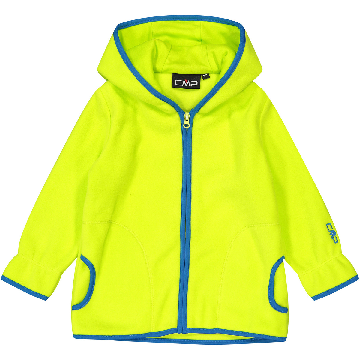 CMP Kinder Fleece Hoodie Jacke (Größe 92, gruen)