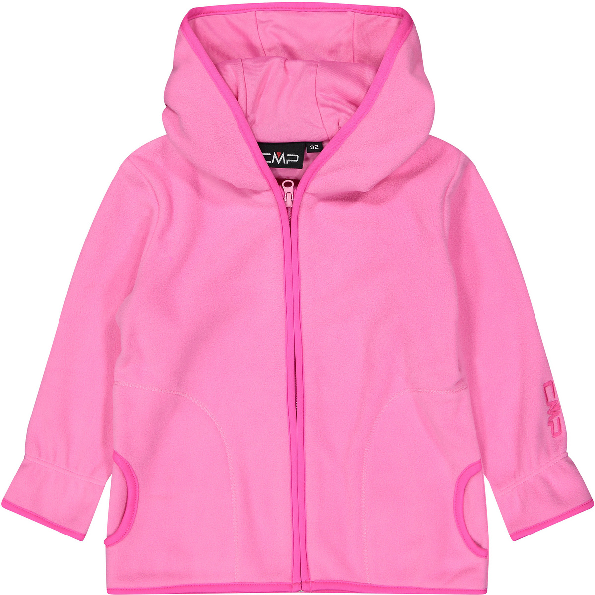 CMP Kinder Fleece Hoodie Jacke (Größe 86, rosa)