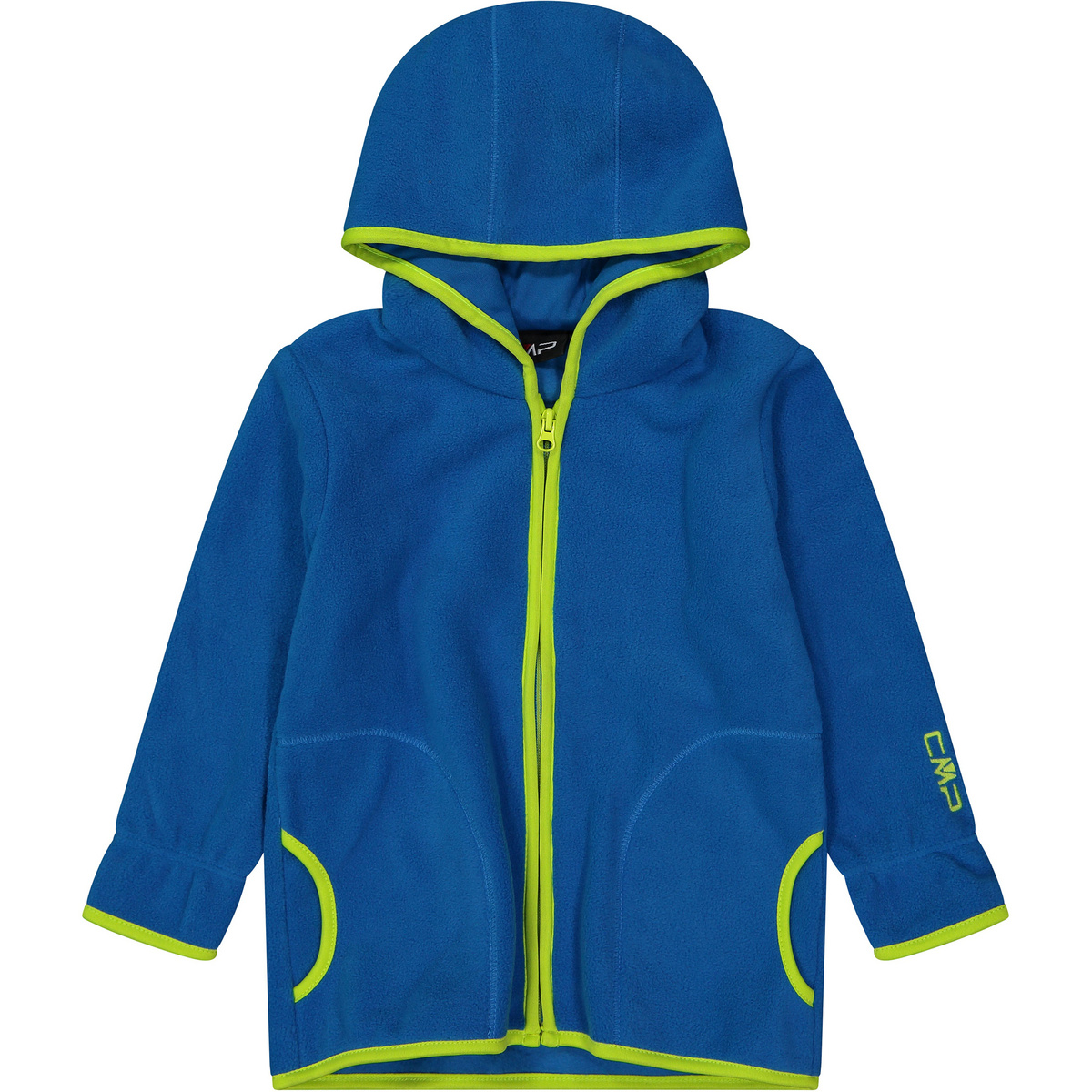 CMP Kinder Fleece Hoodie Jacke (Größe 92, gelb)
