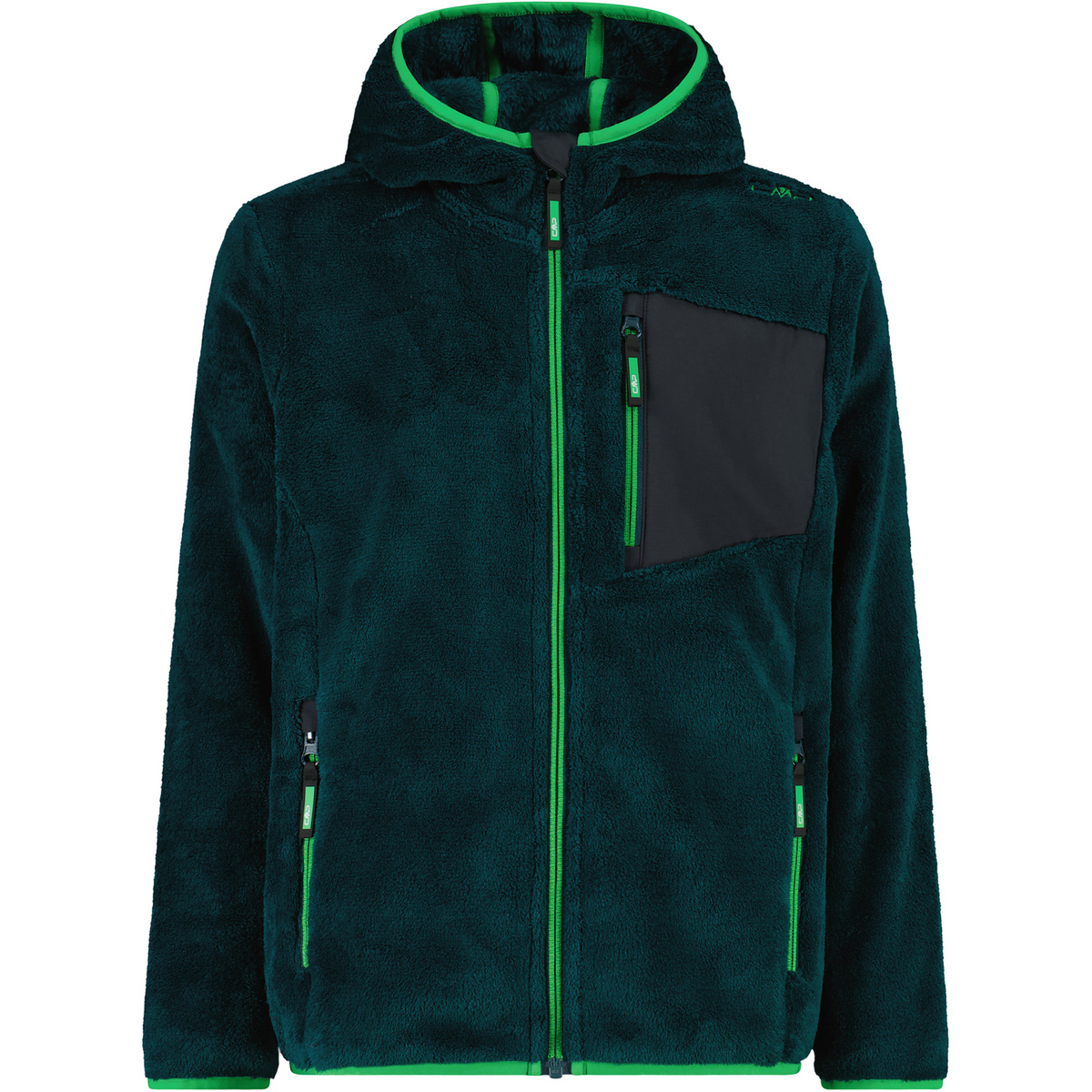 CMP Bambino Giacca Highloft (Taglia 128, Verde)