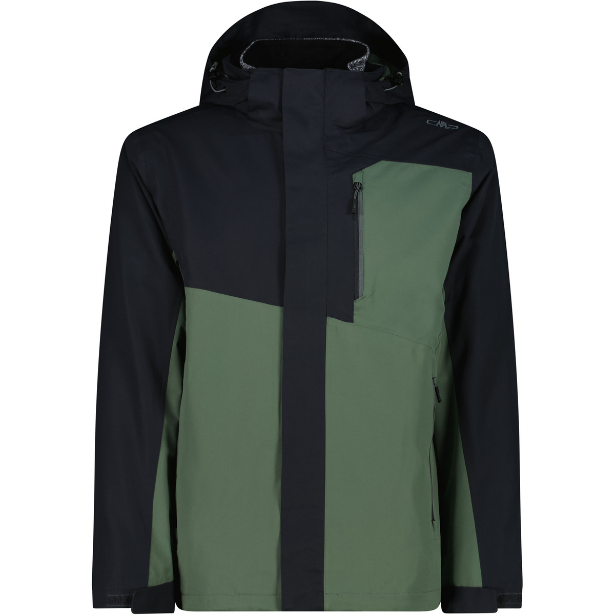 CMP Herren 2in1 Jacke (Größe 4XL, schwarz)
